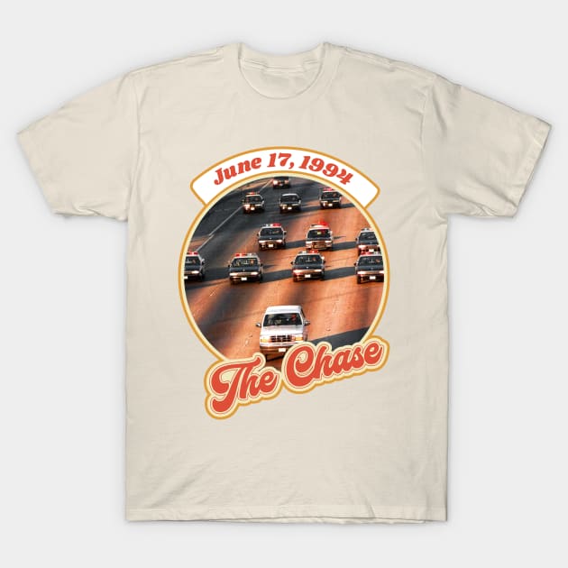 Retro The Chase OJ 1994 Infamy Design T-Shirt by darklordpug